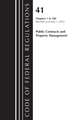 Code of Federal Regulations, Title 41 Public Contracts and Property Management 1-100, Revised as of July 1, 2023