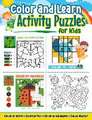 Color and Learn Activity Puzzles for Kids