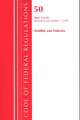 Code of Federal Regulations, Title 50 Wildlife and Fisheries 1-16, Revised as of October 1, 2020