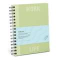 Work / Life Tabbed Sticker Journal: A customizable journal with five tabbed sections and 200+ stickers to record your multi-faceted life