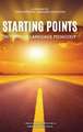 STARTING POINTS IN CRITICAL LANGUAGE PED