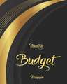 Monthly Budget Planner: Gold Design 12 Month Money Budget Organizer Journal Notebook Finance Planner, Debt Tracker