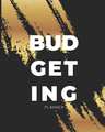 Budgeting Planner: Gold Brush 12 Month Financial Planning Journal, Monthly Expense Tracker and Organizer, Home Budget Book