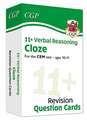 11+ CEM Revision Question Cards: Verbal Reasoning Cloze - Ages 10-11