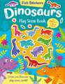 Felt Stickers Dinosaur Play Scene Book