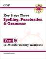 KS3 Year 9 Spelling, Punctuation and Grammar 10-Minute Weekly Workouts