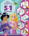 Disney Princess: 5 in 1 Colouring