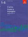 Cello Scales & Arpeggios, ABRSM Grades 1-5: from 2012