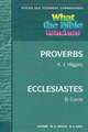 What the Bible Teaches: Proverbs/Ecclesiastes