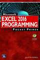 Microsoft Excel 2016 Programming Pocket Primer