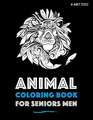 Animal Coloring Book For Seniors Men