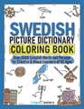 Swedish Picture Dictionary Coloring Book