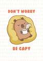 Purple Chill Capybara Notebook