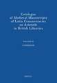 Catalogue of Medieval Manuscripts of Latin Commentaries on Aristotle in British Libraries: Cambridge