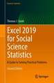 Excel 2019 for Social Science Statistics: A Guide to Solving Practical Problems