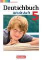 Deutschbuch 5. Schuljahr. Arbeitsheft mit Lösungen. Gymnasium Allgemeine Ausgabe