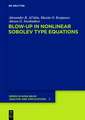 Blow-up in Nonlinear Sobolev Type Equations