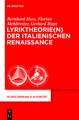 Lyriktheorie(n) der italienischen Renaissance