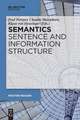 Semantics - Sentence and Information Structure