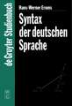 Syntax der deutschen Sprache