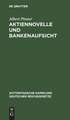 Aktiennovelle und Bankenaufsicht: Verordnung vom 19. September 1931 ; Textausgabe mit Einführung in die Aktiennovelle