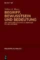 Begriff, Bewusstsein und Bedeutung