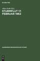 Sturmflut 17. Februar 1962: Morphologie der Deich- und Flurbeschädigungen zwischen Moorburg und Cranz ; Gemeinschaftsarbeit des Instituts für Geographie und Wirtschaftsgeographie der Universität Hamburg