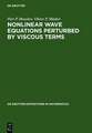 Nonlinear Wave Equations Perturbed by Viscous Terms