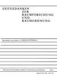 Leitgedanken Zur Raumforschung und Raumordnung: Eine Auswahl aus den Arbeiten von E. Dittrich anläßlich seines 65. Geburtstages