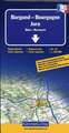 KuF Frankreich Regionalkarte 13 Burgund / Jura 1 : 180 000