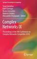 Complex Networks IX: Proceedings of the 9th Conference on Complex Networks CompleNet 2018