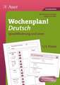 Wochenplan Deutsch, Sprachförderung/Lesen 1-2