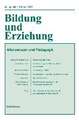 Bildung und Erziehung 65/1. Alterswissen in der Pädagogik