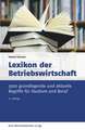 Lexikon der Betriebswirtschaft