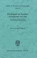 Privatkapital und Kanalbau in Frankreich 1814 - 1848