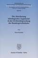 Die Absicherung teleologischer Argumente in der Zivilrechtsprechung des Bundesgerichtshofes