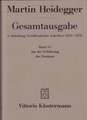 Martin Heidegger, Aus Der Erfahrung Des Denkens (1910-1976): Wege Einer Ontologie Und Ethik Des Emotionalen