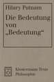 Die Bedeutung von "Bedeutung"