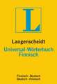 Finnisch. Universal-Wörterbuch. Langenscheidt. Neues Cover