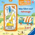 Mein erstes Magnetbuch: Was fährt wo? Fahrzeuge - Magnet-Spielbuch ab 12 Monaten, Kinderbuch ab 1 Jahr