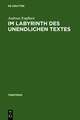 Im Labyrinth des unendlichen Textes: Botho Strauß' Theaterstücke 1972-1996