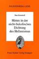 Hirten in der nicht-bukolischen Dichtung des Hellenismus