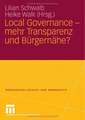 Local Governance - mehr Transparenz und Bürgernähe?