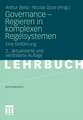 Governance - Regieren in komplexen Regelsystemen: Eine Einführung