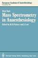 Mass Spectrometry in Anaesthesiology