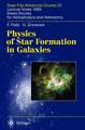 Physics of Star Formation in Galaxies: Saas-Fee Advanced Course 29. Lecture Notes 1999. Swiss Society for Astrophysics and Astronomy