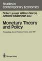 Monetary Theory and Policy: Proceedings of the Fourth International Conference on Monetary Economics and Banking Held in Aix-en-Provence, France, June 1987