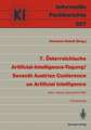 7. Österreichische Artificial-Intelligence-Tagung / Seventh Austrian Conference on Artificial Intelligence: Wien, Austria, 24.–27. September 1991 Proceedings