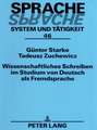 Wissenschaftliches Schreiben Im Studium Von Deutsch ALS Fremdsprache