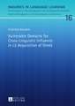 Vulnerable Domains for Cross-Linguistic Influence in L2 Acquisition of Greek